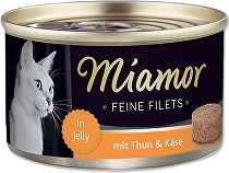 Miamor Cat Filet tuniak v konzerve+sýr 100g