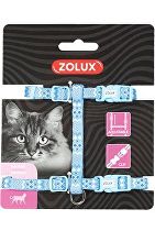 Postroj pre mačky ETHNIC nylon modrý Zolux