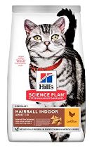 Hill's Fel. Suché krmivo pre dospelé mačky "HBC pre vnútorné mačky" Kuracie mäso 3kg