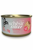 Schesir Cat Cons. Senior Wholefood Chicken/Kachna 70g
