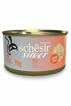 Schesir Cat Cons. Senior Wholefood Chicken 70g